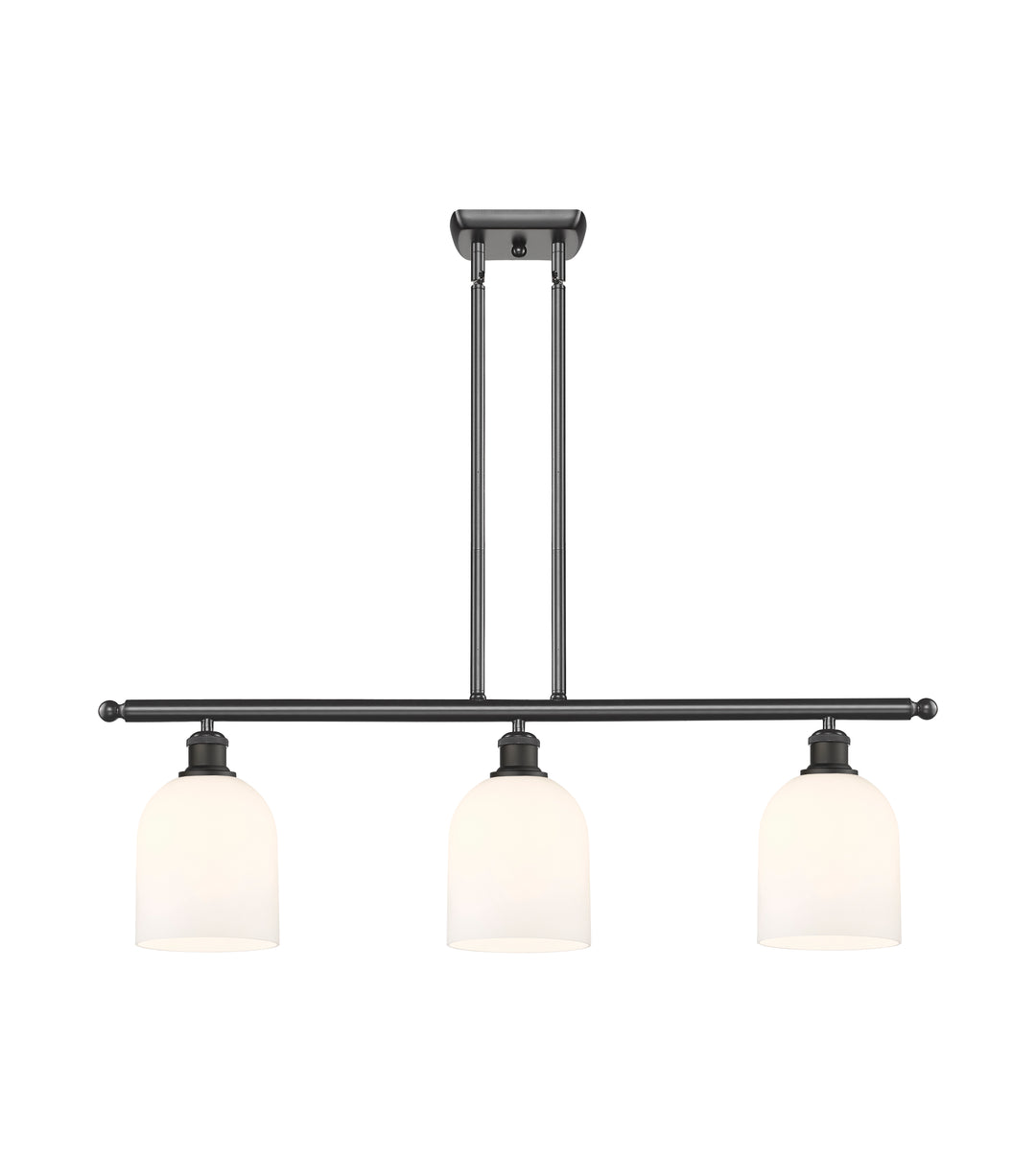 Innovations Lighting Bella 6" Island Light - Oil Rubbed Bronze Linear Chandeliers Innovations Lighting   