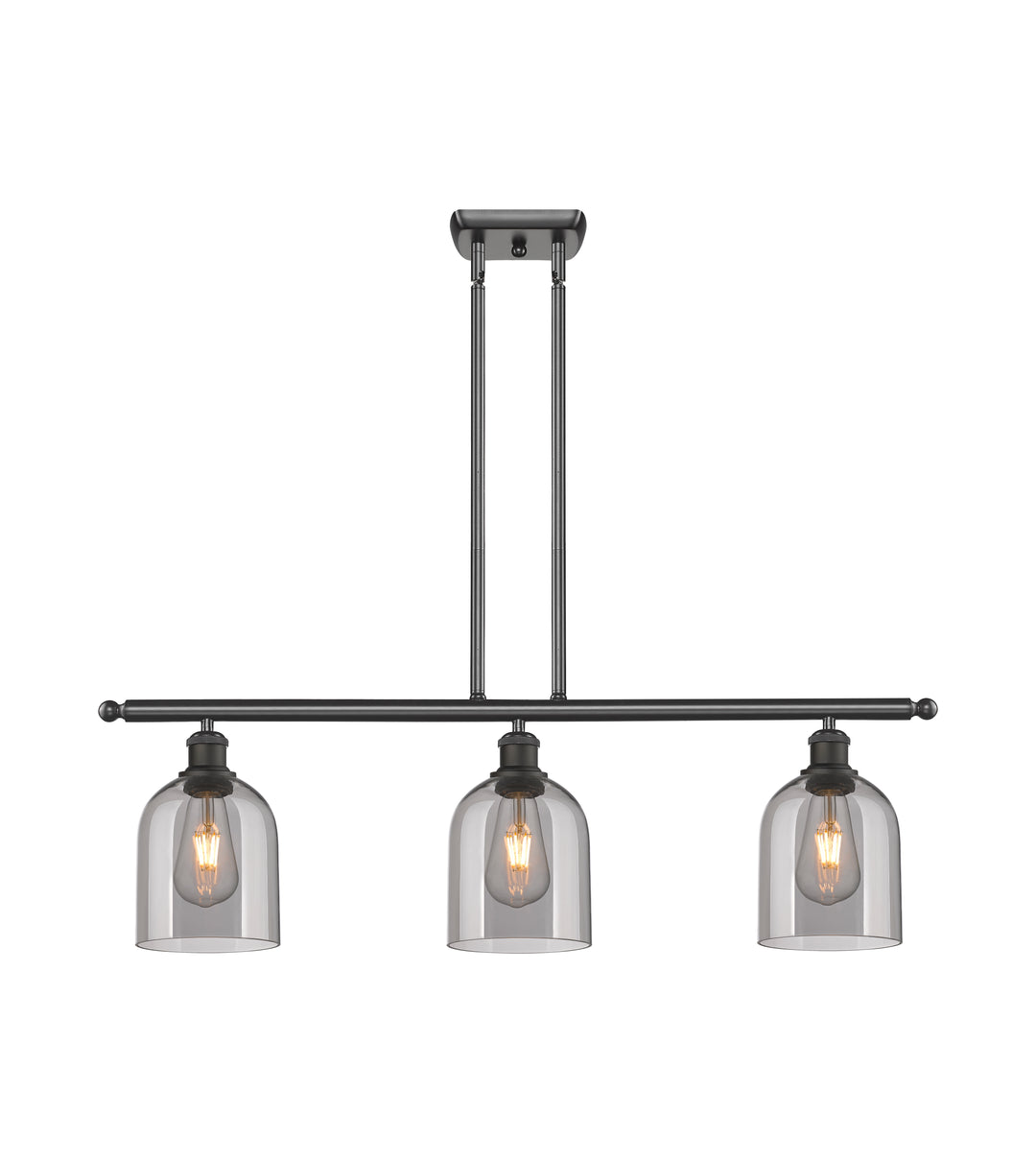 Innovations Lighting Bella 6" Island Light - Oil Rubbed Bronze Linear Chandeliers Innovations Lighting   