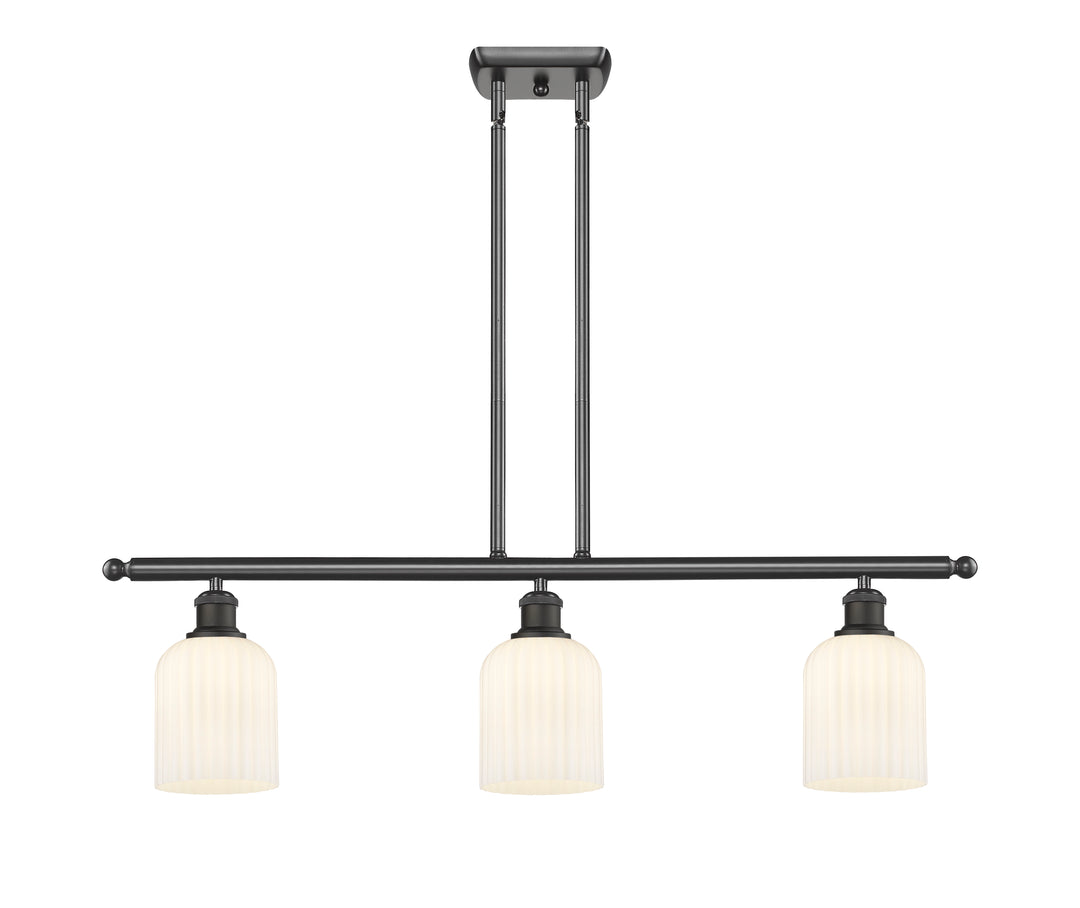 Innovations Lighting Bridal Veil 5" Island Light - Oil Rubbed Bronze Linear Chandeliers Innovations Lighting   