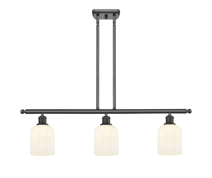 Innovations Lighting Bridal Veil 5" Island Light - Oil Rubbed Bronze Linear Chandeliers Innovations Lighting   