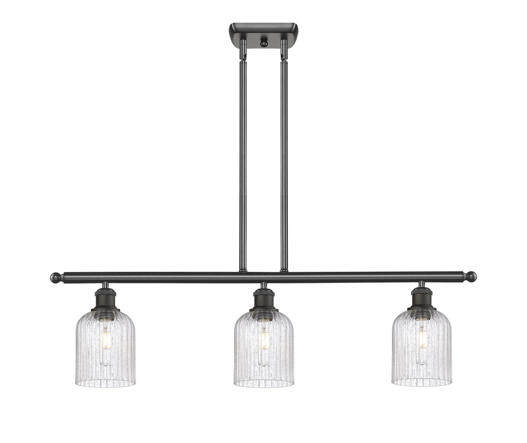 Innovations Lighting Bridal Veil 5" Island Light - Oil Rubbed Bronze Linear Chandeliers Innovations Lighting   