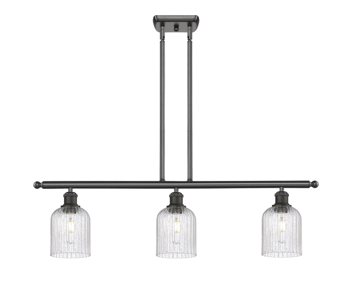 Innovations Lighting Bridal Veil 5" Island Light - Oil Rubbed Bronze Linear Chandeliers Innovations Lighting   