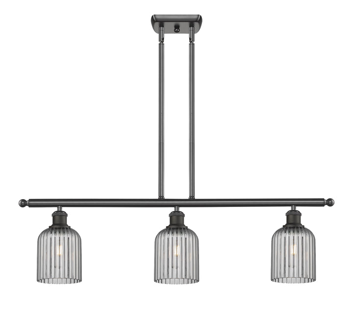 Innovations Lighting Bridal Veil 5" Island Light - Oil Rubbed Bronze Linear Chandeliers Innovations Lighting   