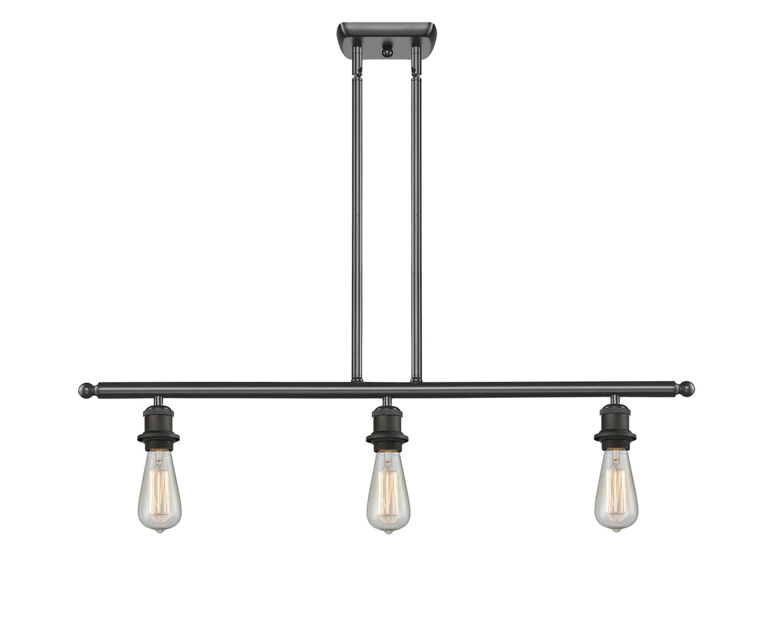 Innovations Lighting Bare Bulb Island Light - Oil Rubbed Bronze Linear Chandeliers Innovations Lighting   