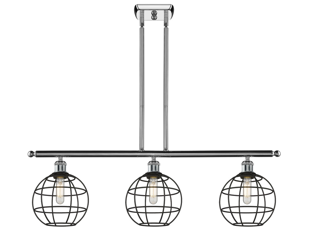 Innovations Lighting Lake Placid 8" Island Light - Polished Chrome Linear Chandeliers Innovations Lighting   