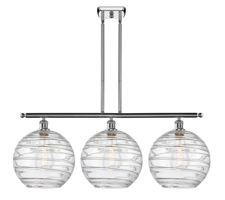 Innovations Lighting Athens Deco Swirl 12" Island Light - Polished Chrome