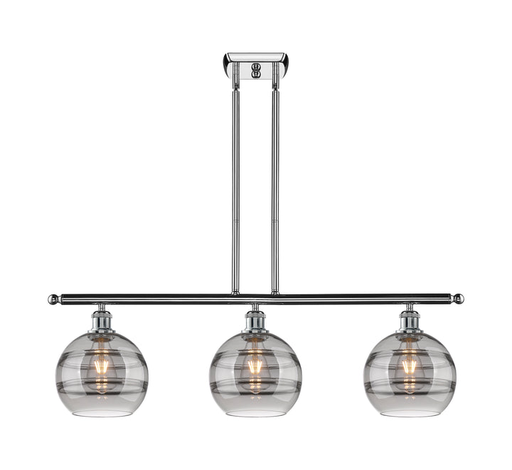 Innovations Lighting Rochester 8" Island Light - Polished Chrome Linear Chandeliers Innovations Lighting   