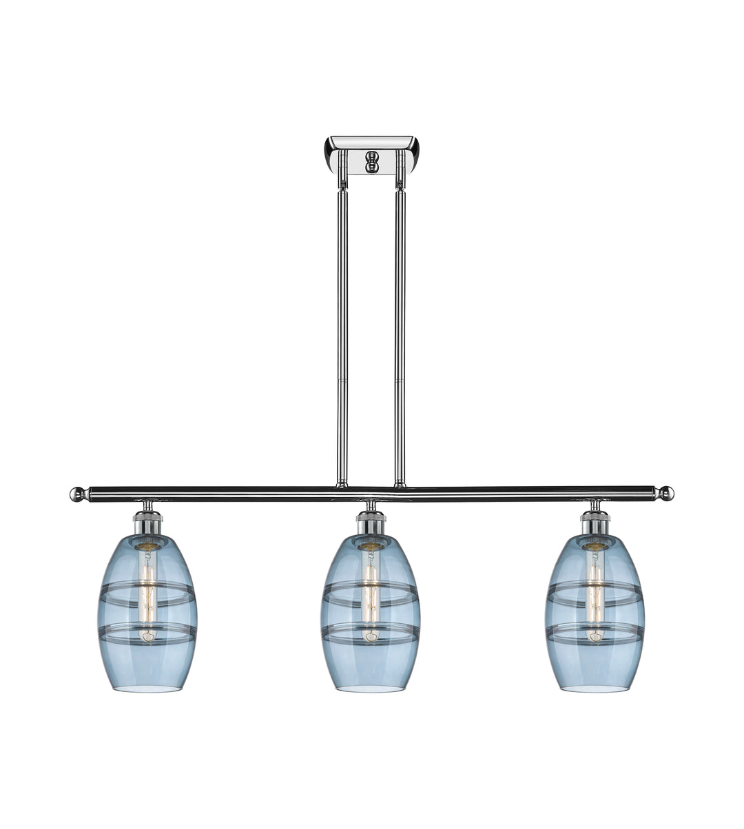 Innovations Lighting Vaz 6" Island Light - Polished Chrome Linear Chandeliers Innovations Lighting   