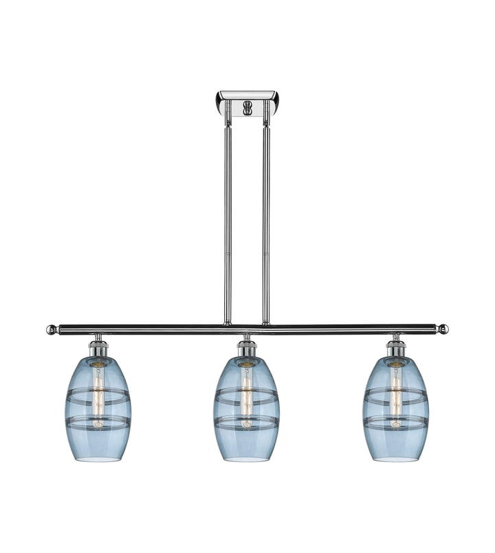 Innovations Lighting Vaz 6" Island Light - Polished Chrome Linear Chandeliers Innovations Lighting   