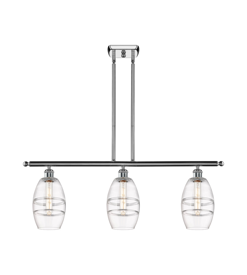 Innovations Lighting Vaz 6" Island Light - Polished Chrome Linear Chandeliers Innovations Lighting   