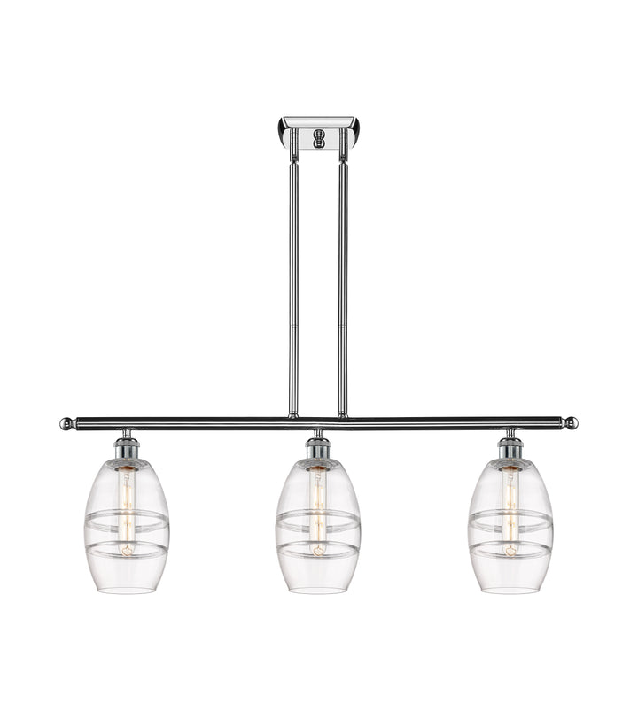 Innovations Lighting Vaz 6" Island Light - Polished Chrome Linear Chandeliers Innovations Lighting   