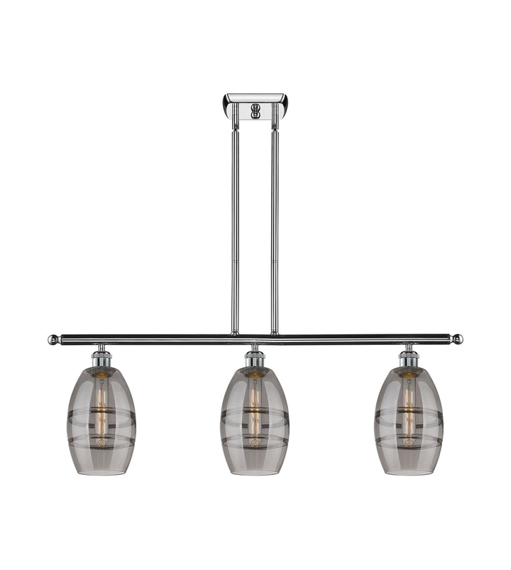 Innovations Lighting Vaz 6" Island Light - Polished Chrome Linear Chandeliers Innovations Lighting   