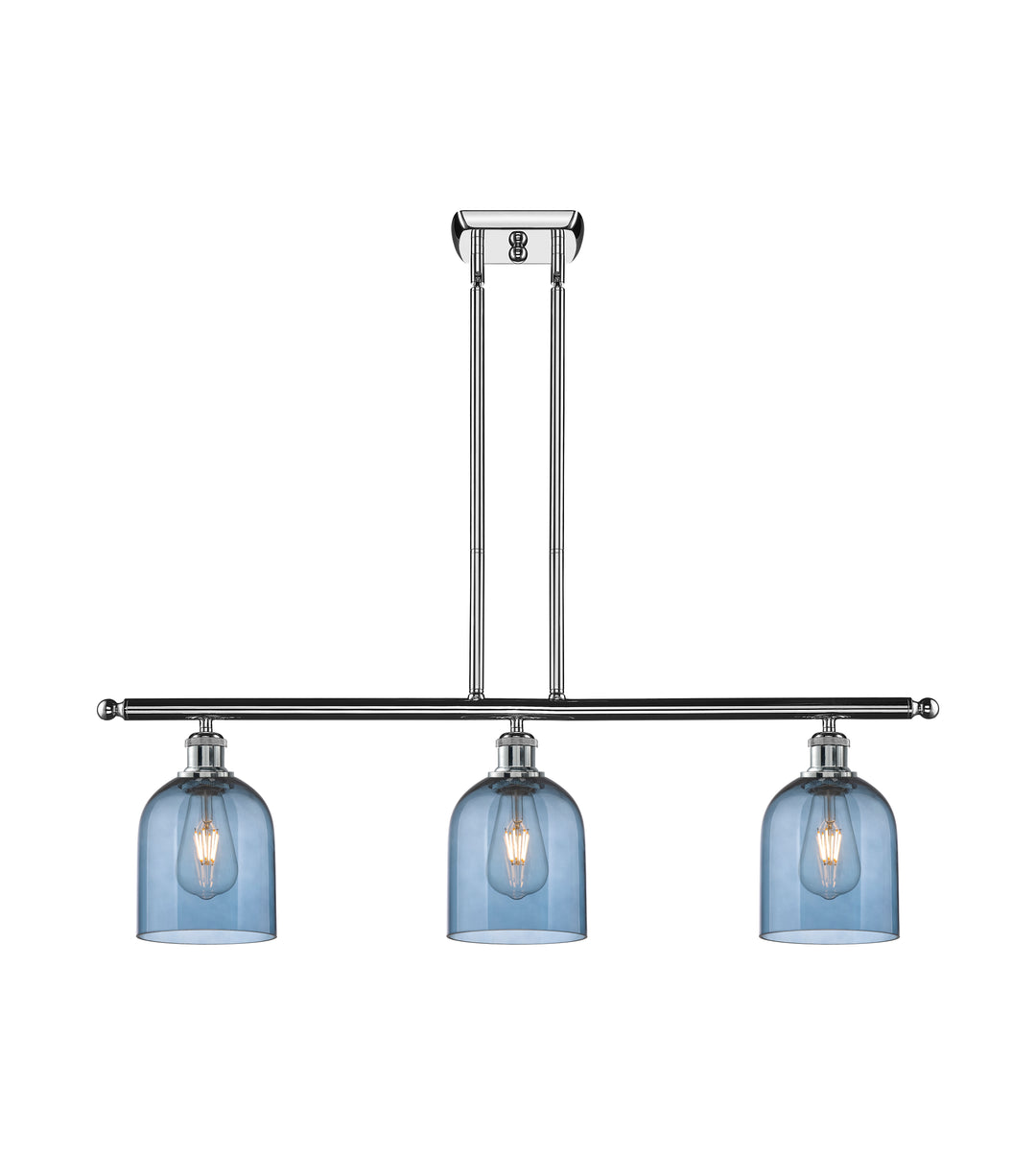 Innovations Lighting Bella 6" Island Light - Polished Chrome Linear Chandeliers Innovations Lighting   