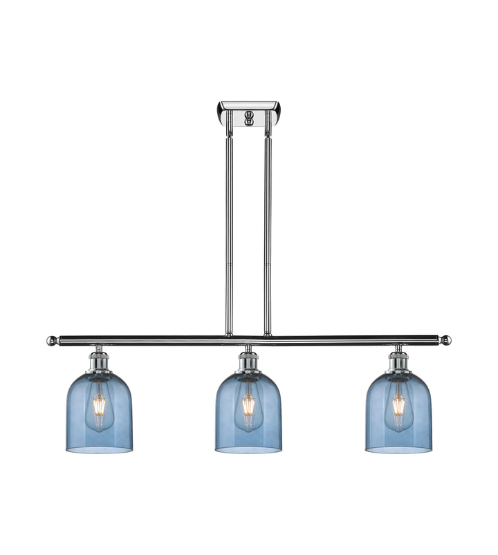 Innovations Lighting Bella 6" Island Light - Polished Chrome Linear Chandeliers Innovations Lighting   