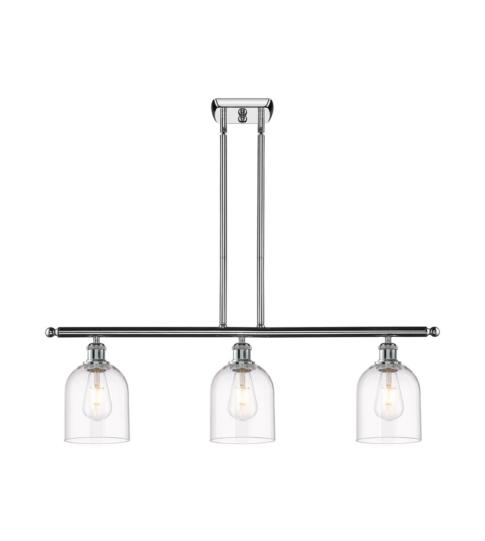 Innovations Lighting Bella 6" Island Light - Polished Chrome Linear Chandeliers Innovations Lighting   