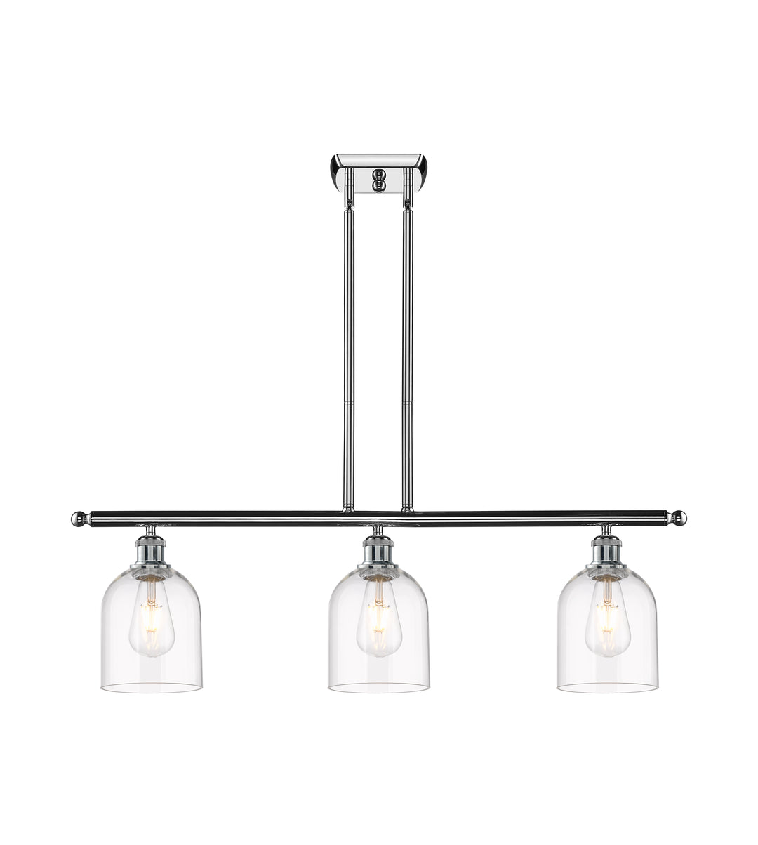 Innovations Lighting Bella 6" Island Light - Polished Chrome Linear Chandeliers Innovations Lighting   