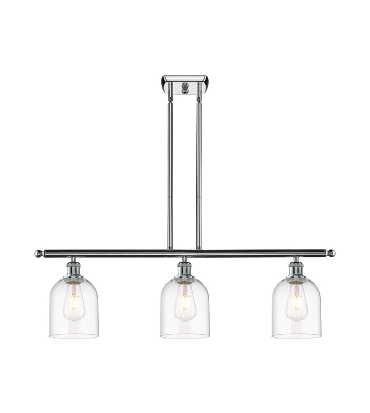 Innovations Lighting Bella 6" Island Light - Polished Chrome Linear Chandeliers Innovations Lighting   