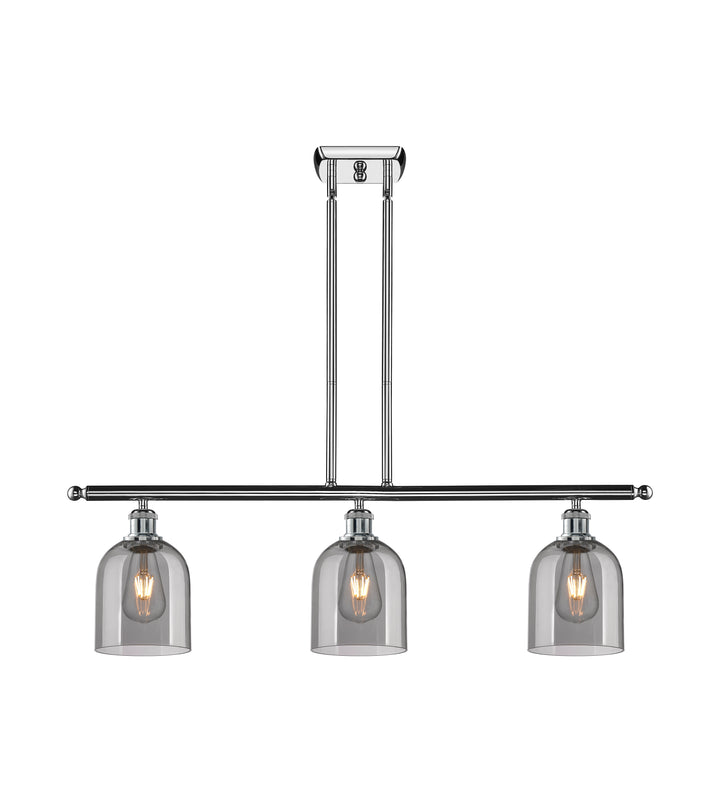 Innovations Lighting Bella 6" Island Light - Polished Chrome Linear Chandeliers Innovations Lighting   