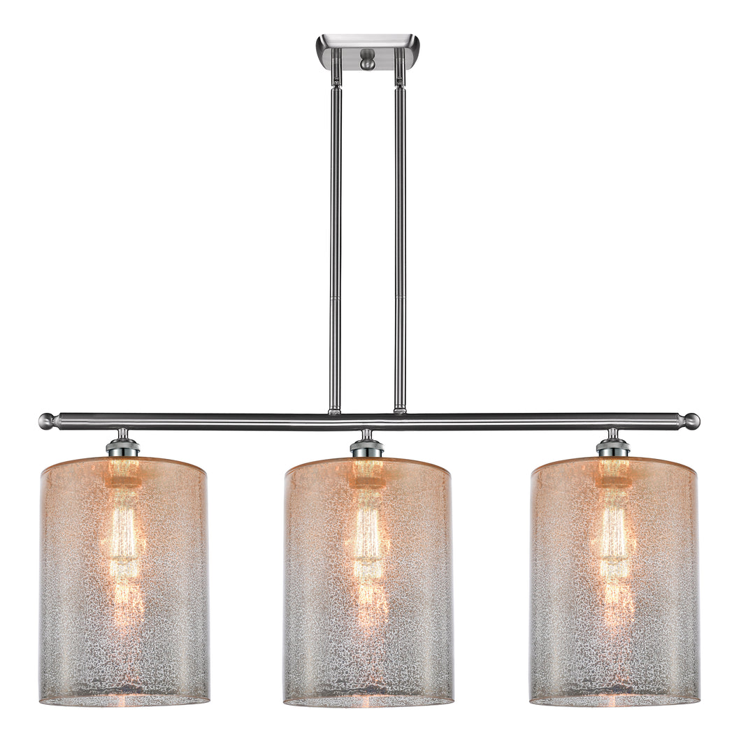 Innovations Lighting Cobbleskill 9" Island Light - Brushed Satin Nickel Linear Chandeliers Innovations Lighting   