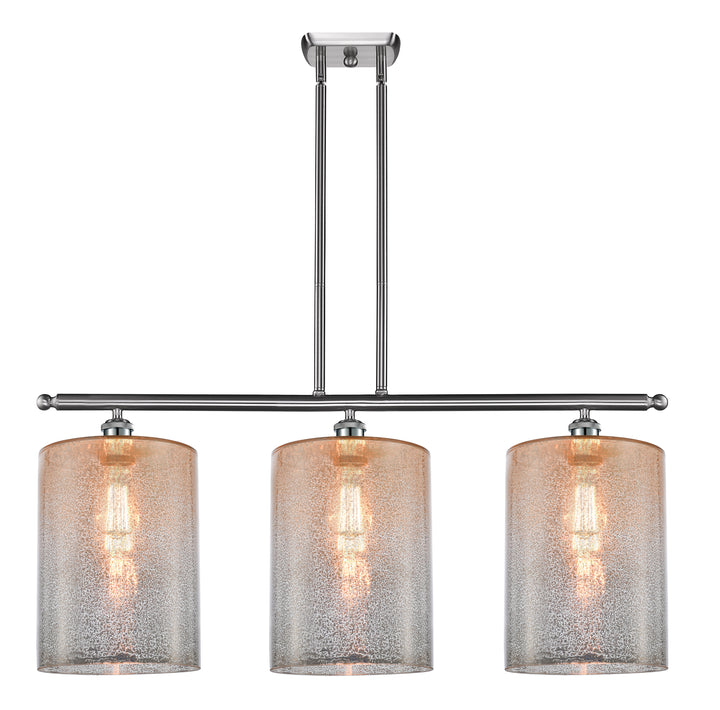 Innovations Lighting Cobbleskill 9" Island Light - Brushed Satin Nickel Linear Chandeliers Innovations Lighting   