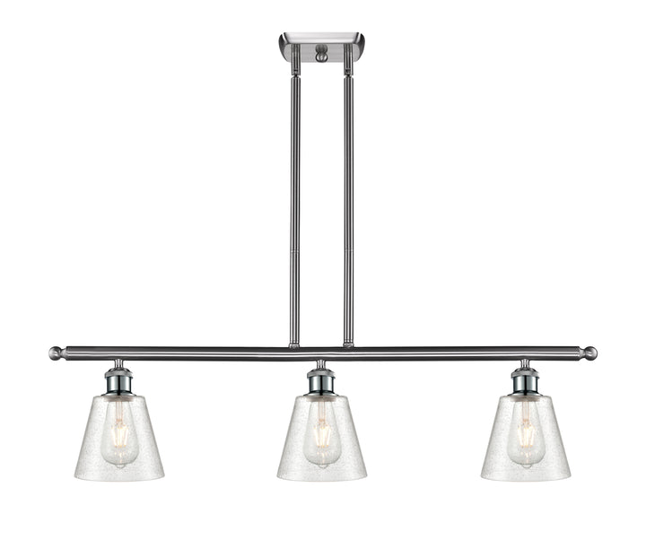 Innovations Lighting Caton 6" Island Light - Brushed Satin Nickel Linear Chandeliers Innovations Lighting   