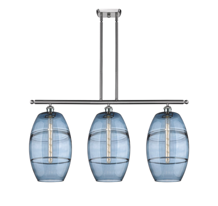 Innovations Lighting Vaz 10" Island Light - Brushed Satin Nickel Linear Chandeliers Innovations Lighting   