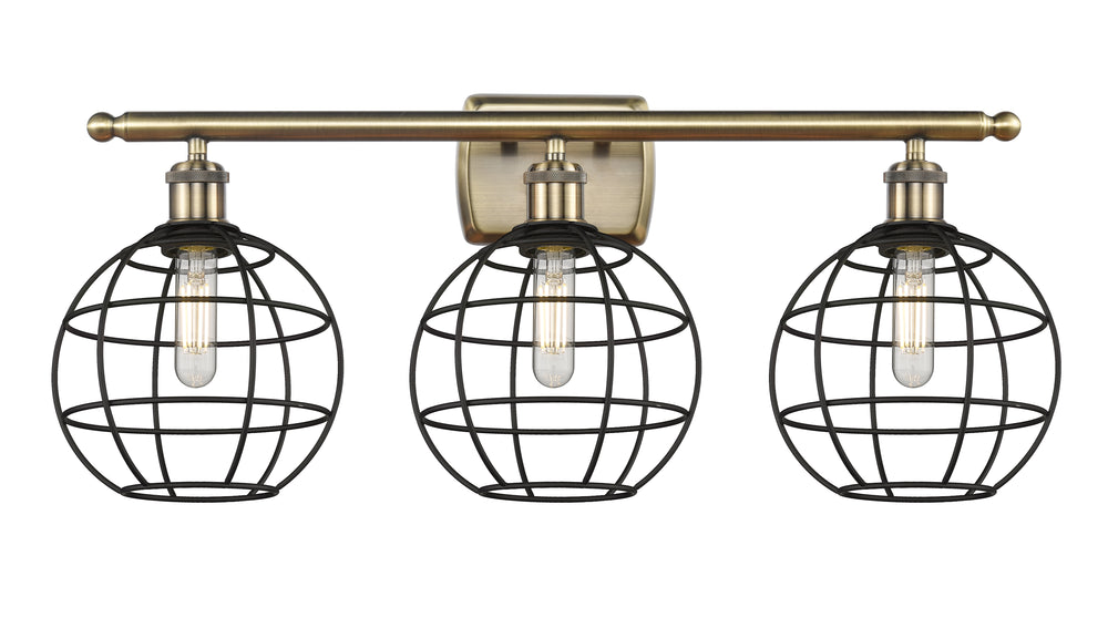 Innovations Lighting Lake Placid 8" Bath Vanity Light - Antique Brass Vanity Lights Innovations Lighting Default Title  