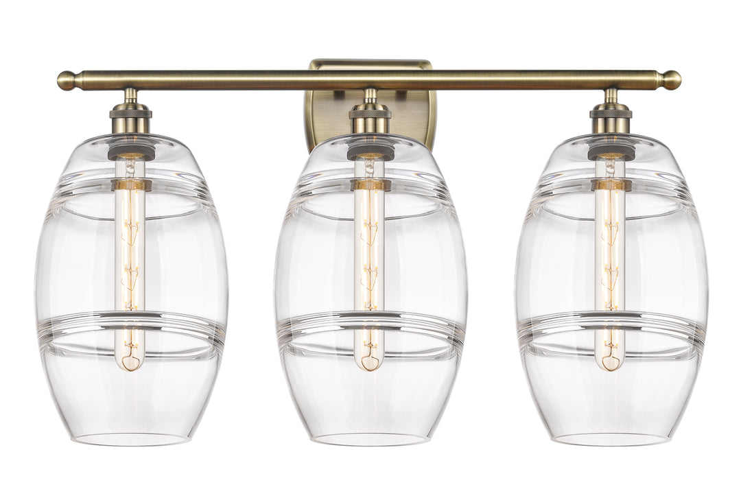 Innovations Lighting Vaz 8" Bath Vanity Light - Antique Brass Vanity Lights Innovations Lighting   