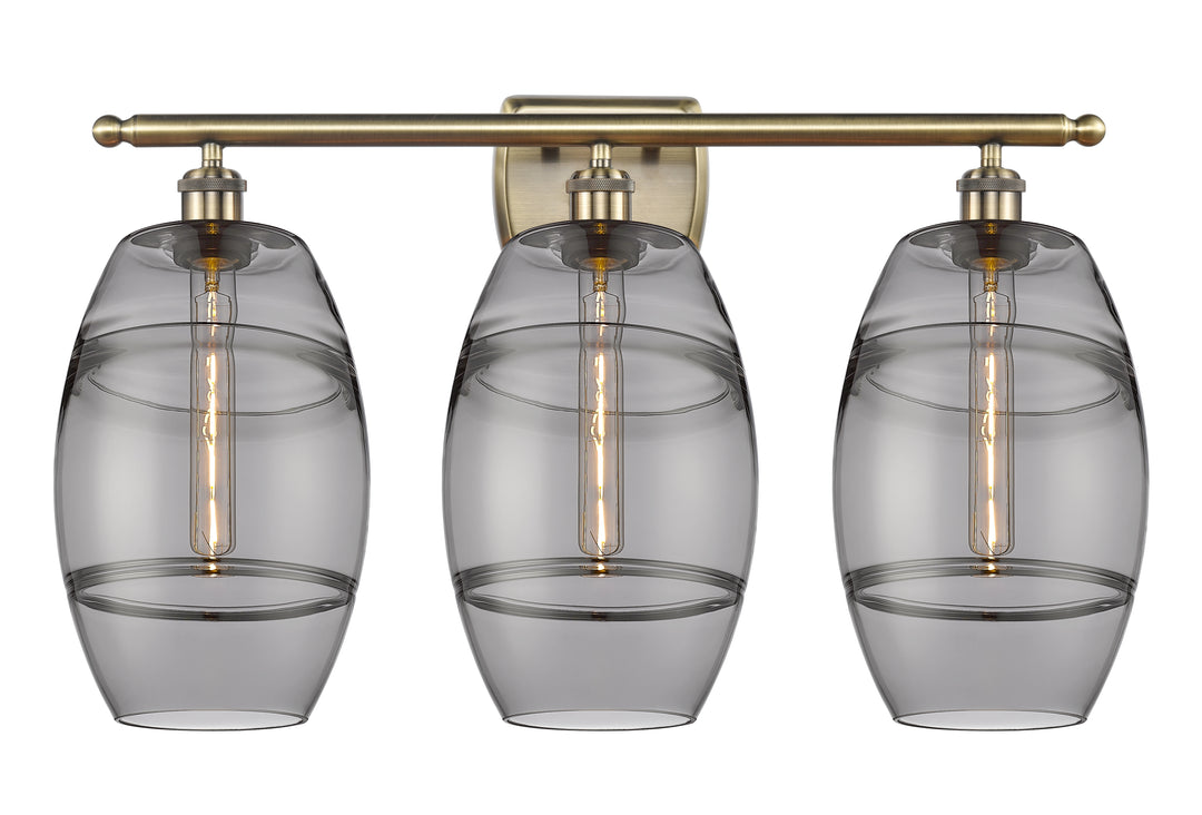 Innovations Lighting Vaz 8" Bath Vanity Light - Antique Brass Vanity Lights Innovations Lighting   