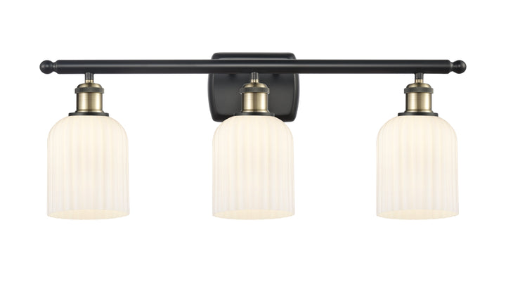 Innovations Lighting Bridal Veil 5" Bath Vanity Light - Black Antique Brass Vanity Lights Innovations Lighting   