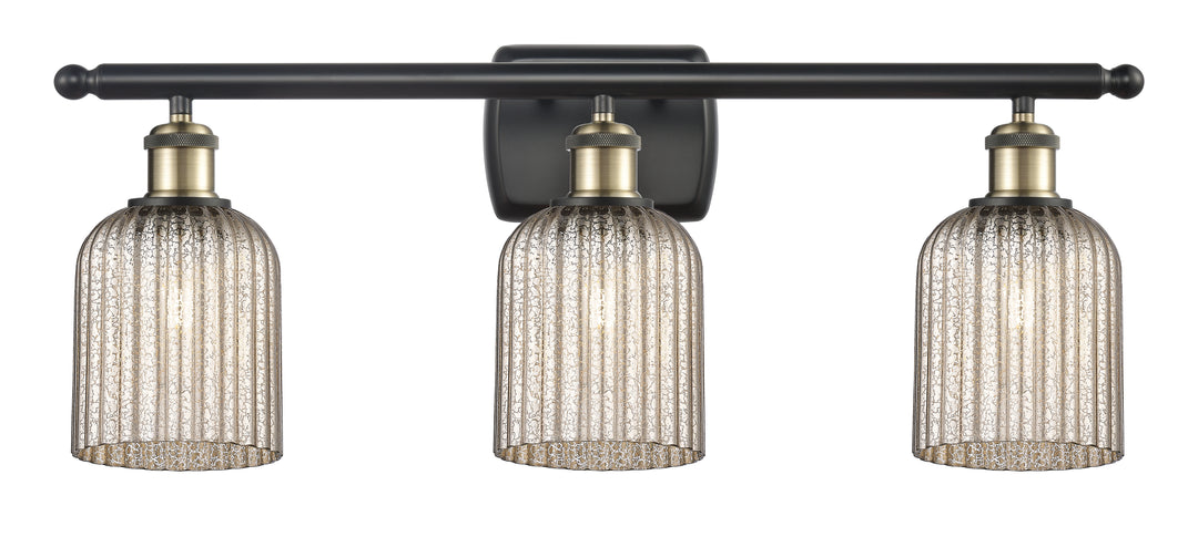 Innovations Lighting Bridal Veil 5" Bath Vanity Light - Black Antique Brass Vanity Lights Innovations Lighting   