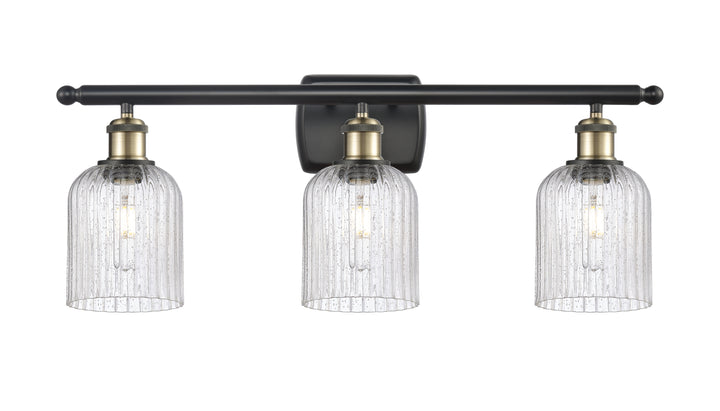 Innovations Lighting Bridal Veil 5" Bath Vanity Light - Black Antique Brass Vanity Lights Innovations Lighting   