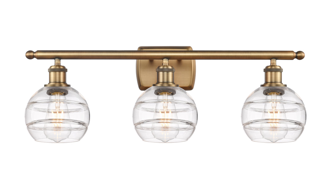 Innovations Lighting Rochester 6" Bath Vanity Light - Brushed Brass Vanity Lights Innovations Lighting   