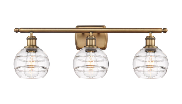 Innovations Lighting Rochester 6" Bath Vanity Light - Brushed Brass Vanity Lights Innovations Lighting   