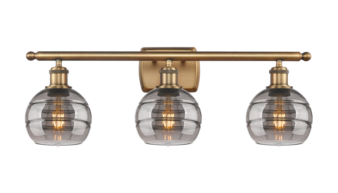 Innovations Lighting Rochester 6" Bath Vanity Light - Brushed Brass Vanity Lights Innovations Lighting   