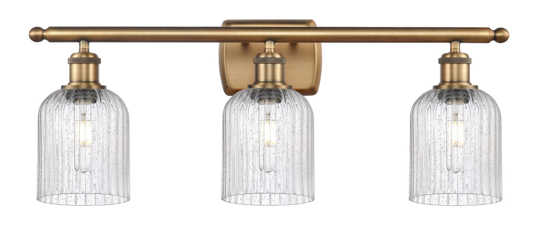 Innovations Lighting Bridal Veil 5" Bath Vanity Light - Brushed Brass Vanity Lights Innovations Lighting   