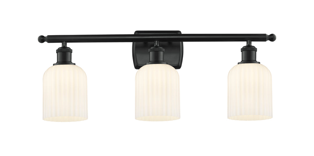 Innovations Lighting Bridal Veil 5" Bath Vanity Light - Matte Black Vanity Lights Innovations Lighting   