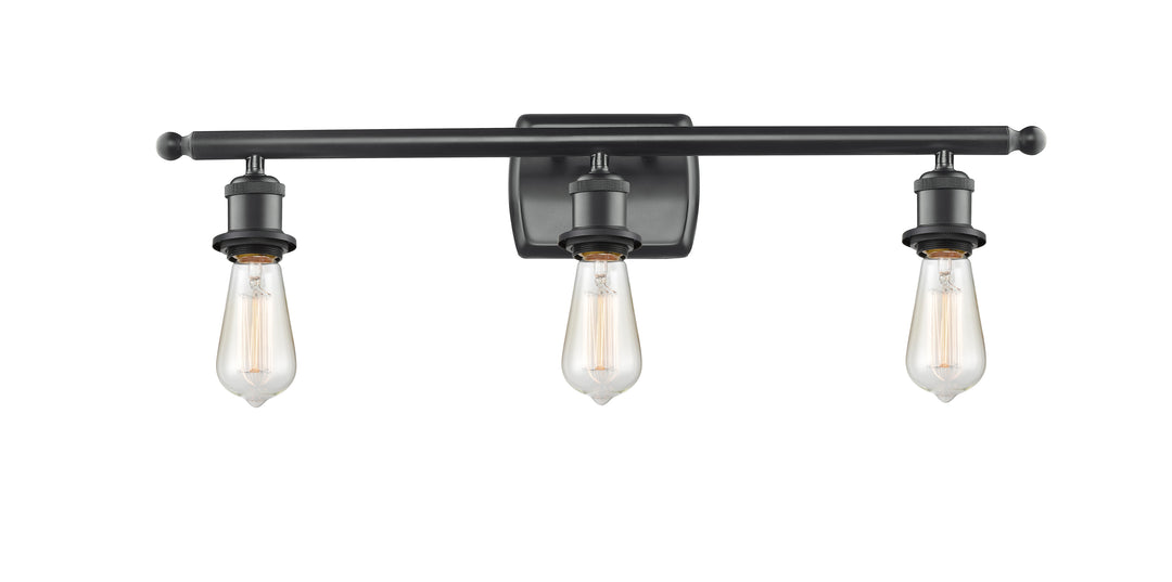 Innovations Lighting Bare Bulb Bath Vanity Light - Matte Black Vanity Lights Innovations Lighting   