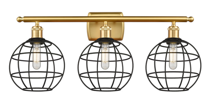 Innovations Lighting Lake Placid 8" Bath Vanity Light - Satin Gold Vanity Lights Innovations Lighting   