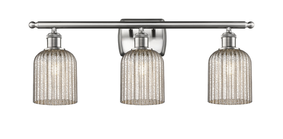 Innovations Lighting Bridal Veil 5" Bath Vanity Light - Brushed Satin Nickel Vanity Lights Innovations Lighting   