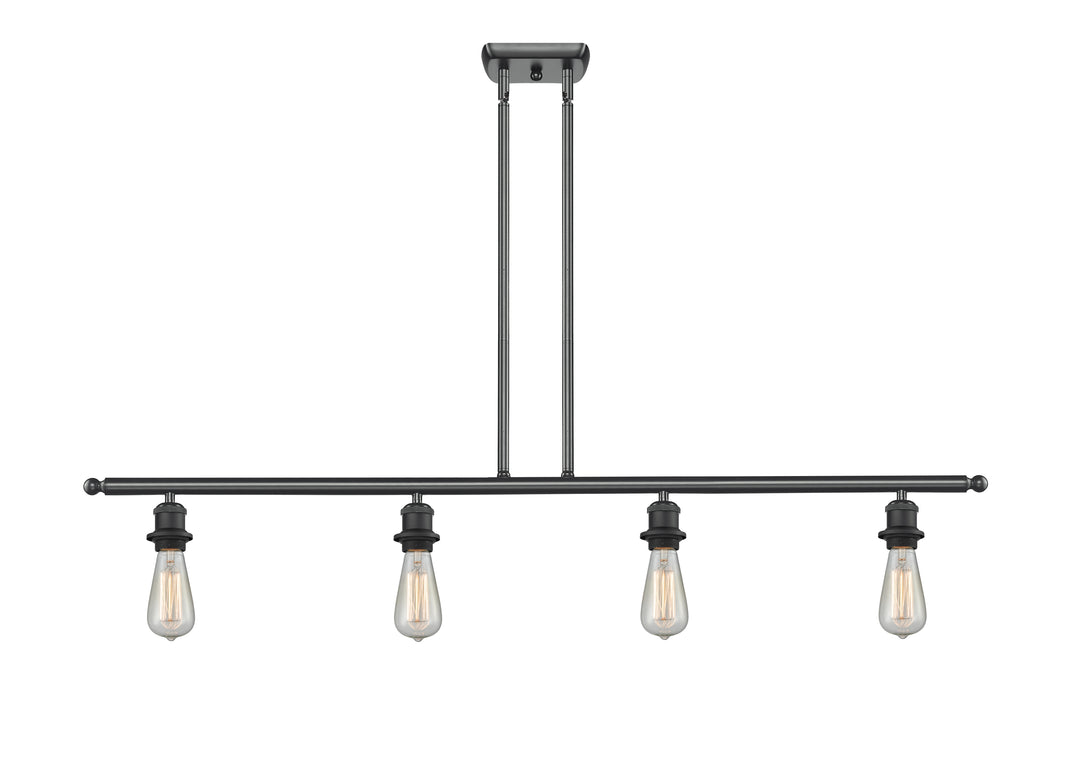 Innovations Lighting Bare Bulb Island Light - Matte Black Linear Chandeliers Innovations Lighting Default Title  