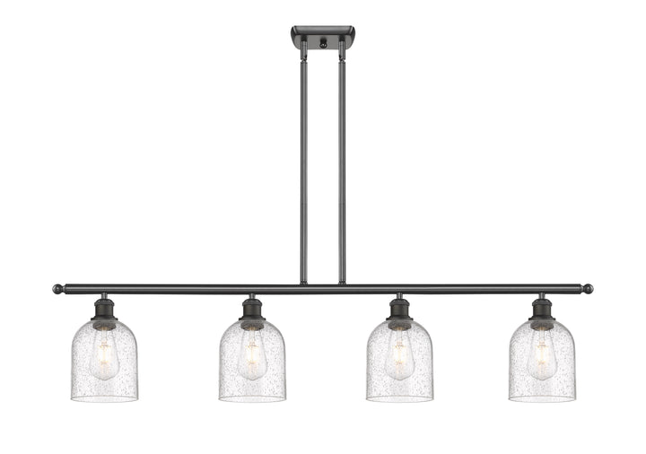 Innovations Lighting Bella 6" Island Light - Oil Rubbed Bronze Linear Chandeliers Innovations Lighting Seedy ; Glass Type: Transparent  