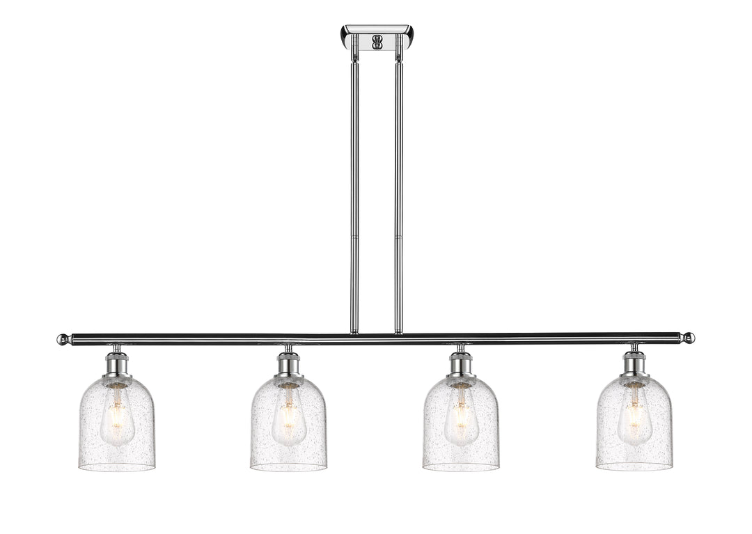 Innovations Lighting Bella 6" Island Light - Polished Chrome Linear Chandeliers Innovations Lighting Seedy ; Glass Type: Transparent  