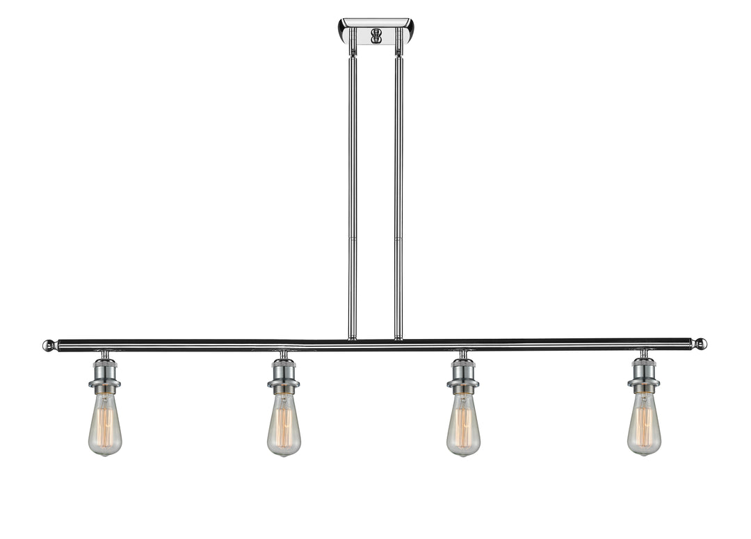 Innovations Lighting Bare Bulb Island Light - Polished Chrome Linear Chandeliers Innovations Lighting Default Title  