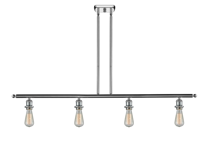 Innovations Lighting Bare Bulb Island Light - Polished Chrome Linear Chandeliers Innovations Lighting Default Title  