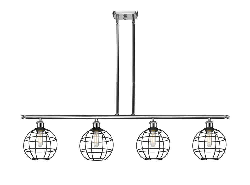 Innovations Lighting Lake Placid 8" Island Light - Brushed Satin Nickel Linear Chandeliers Innovations Lighting Default Title  