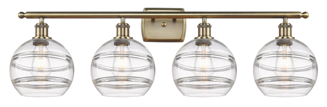 Innovations Lighting Rochester 8" Bath Vanity Light - Antique Brass Vanity Lights Innovations Lighting   