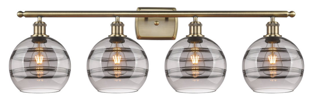 Innovations Lighting Rochester 8" Bath Vanity Light - Antique Brass Vanity Lights Innovations Lighting   