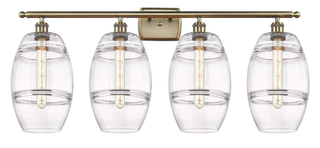 Innovations Lighting Vaz 8" Bath Vanity Light - Antique Brass Vanity Lights Innovations Lighting   