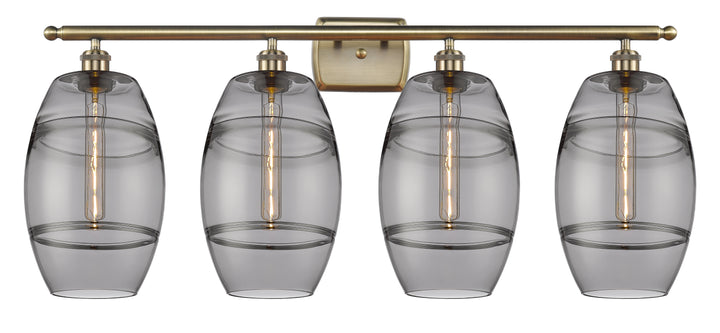 Innovations Lighting Vaz 8" Bath Vanity Light - Antique Brass Vanity Lights Innovations Lighting   